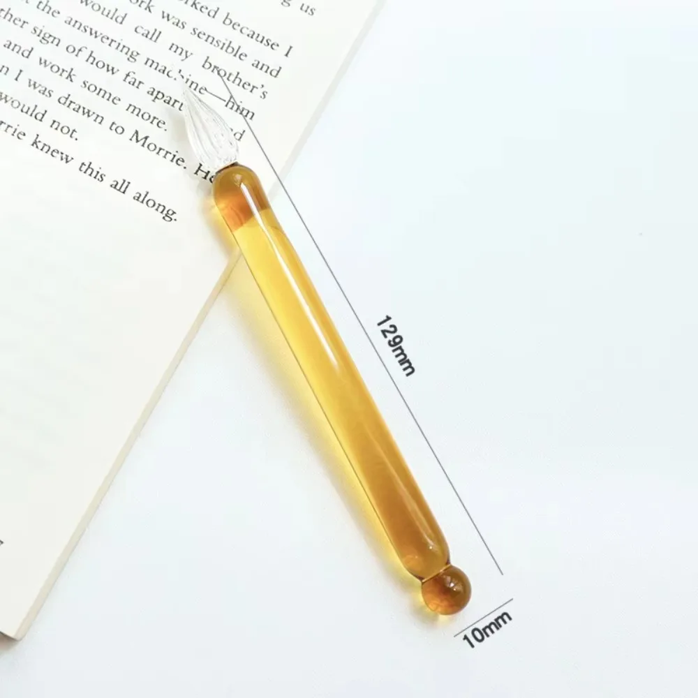 Stationery Transparent Glass Dip Pen Calligraphy Reusable Dipping Pen Signature Vintage Glass Fountain Pen Students
Stationery Transparent Glass Dip Pen Calligraphy Reusable Dipping Pen Signature Vintage Glass Fountain Pen Students
