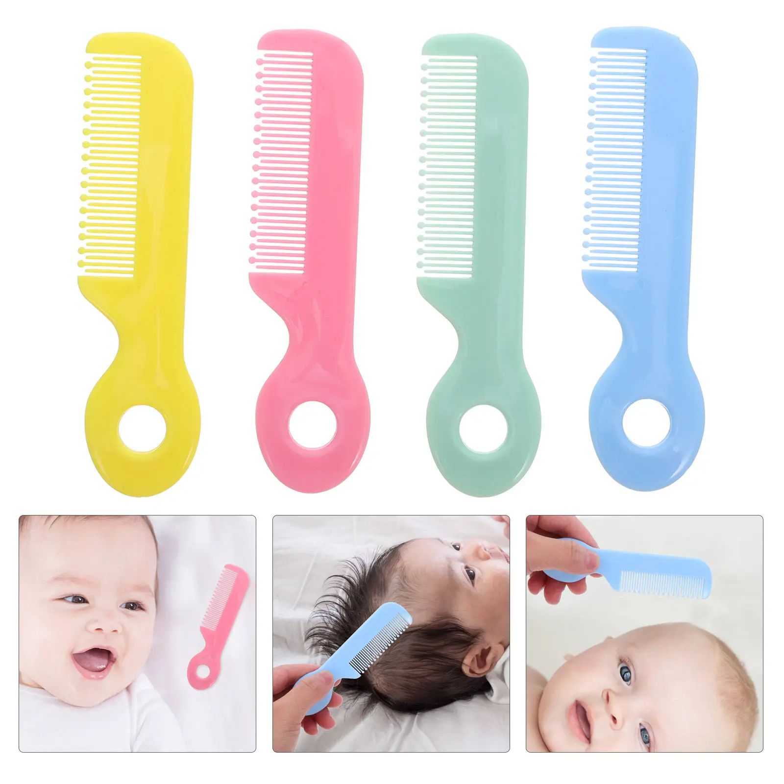 8Pcs Baby Grooming Brush Soft Rounded Teeth Detangler for Fine Hair Newborn Scalp Care Lightweight Easy Grip Infant Hair Styling
8Pcs Baby Grooming Brush Soft Rounded Teeth Detangler for Fine Hair Newborn Scalp Care Lightweight Easy Grip Infant Hair Styling