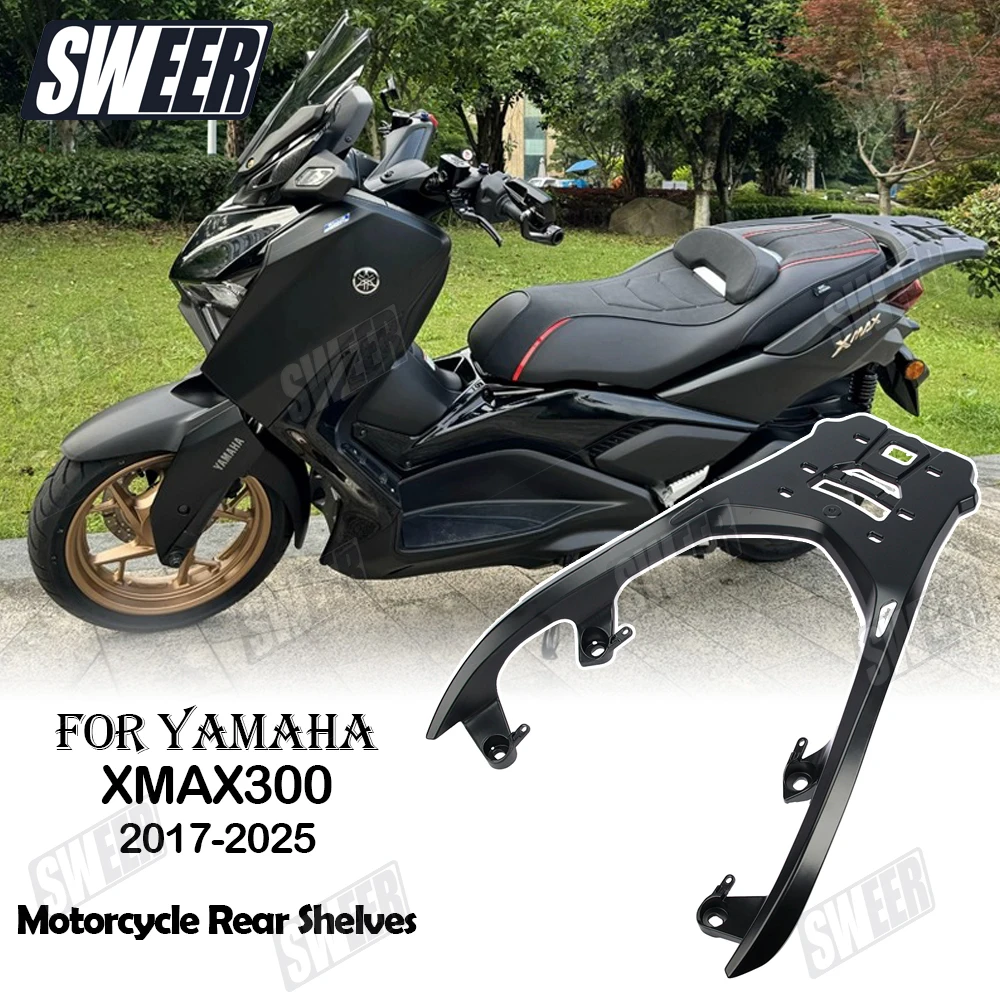 Motorcycle Aluminum Durable Rear Luggage Storage Suitable For Yamaha XMAX300 2017-2025 Backrest Tail Box Holder Bracket Modified
Motorcycle Aluminum Durable Rear Luggage Storage Suitable For Yamaha XMAX300 2017-2025 Backrest Tail Box Holder Bracket Modified