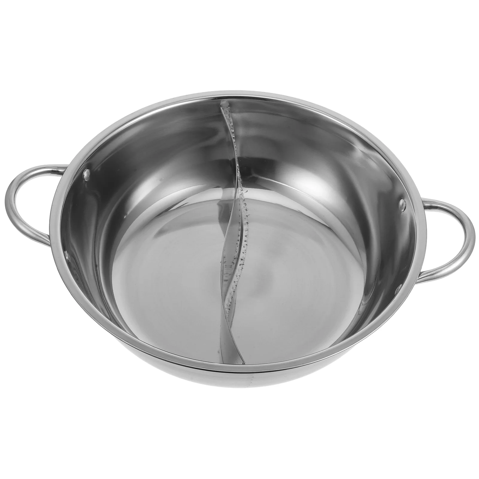 Stainless Steel Mandarin Duck Pot Wok Divider Frying Hot Pan Cooking Restaurant Soup with Kitchen Stock Hotpot
Stainless Steel Mandarin Duck Pot Wok Divider Frying Hot Pan Cooking Restaurant Soup with Kitchen Stock Hotpot