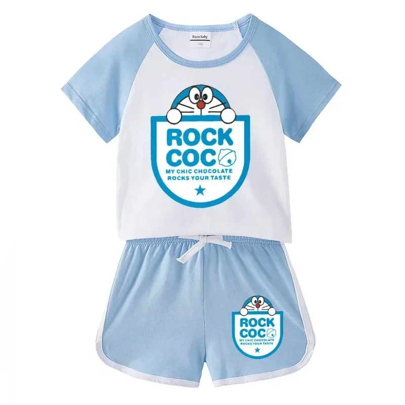T-shirt boys girls shorts casual sports topDoraemon children's suit summer clothes new baby hot pants short-sleeved
T-shirt boys girls shorts casual sports topDoraemon children's suit summer clothes new baby hot pants short-sleeved