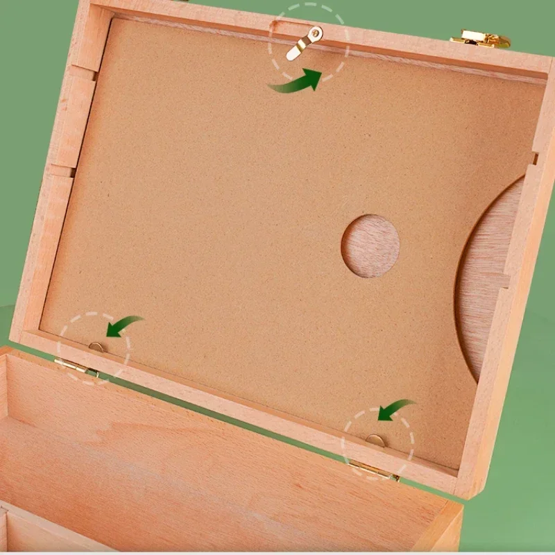Wooden painting box for art students Storage Wooden desktop Large capacity Multifunctional toolbox sketching Portable Hot sales
Wooden painting box for art students Storage Wooden desktop Large capacity Multifunctional toolbox sketching Portable Hot sales
