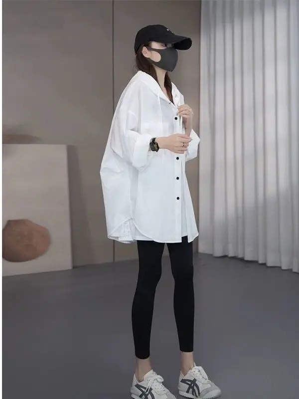 plus Size 300 Pounds Hooded Mid-Length Women's Sun Protection Shirt Summer Loose Casual Korean Style Outerwear Trendy
plus Size 300 Pounds Hooded Mid-Length Women's Sun Protection Shirt Summer Loose Casual Korean Style Outerwear Trendy