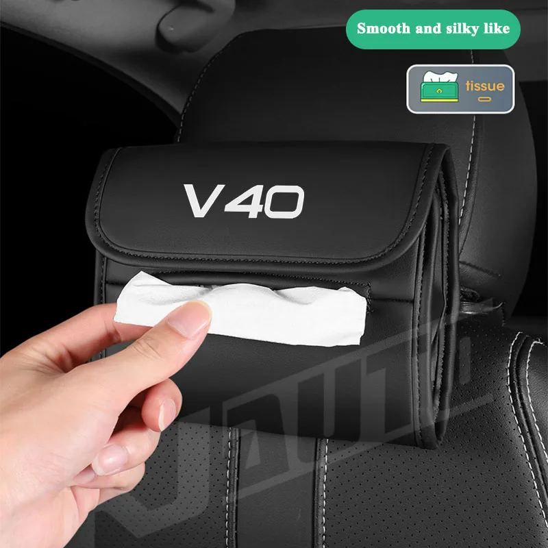1Pcs Car Tissue Holder Backrest Hanging Car Towel Paper Storage Bag Leather Soft Durable Car Tissue Box For Volvo V40
1Pcs Car Tissue Holder Backrest Hanging Car Towel Paper Storage Bag Leather Soft Durable Car Tissue Box For Volvo V40