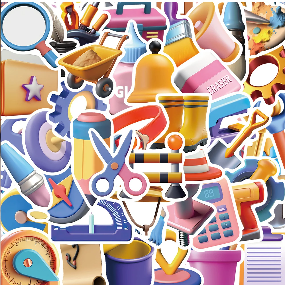 10/30/50Pcs Cute Cartoon 3D Tool Graffiti Stickers Decorate luggage Laptop Rrefrigerator Vehicle Suitcase Waterproof Stickers
10/30/50Pcs Cute Cartoon 3D Tool Graffiti Stickers Decorate luggage Laptop Rrefrigerator Vehicle Suitcase Waterproof Stickers