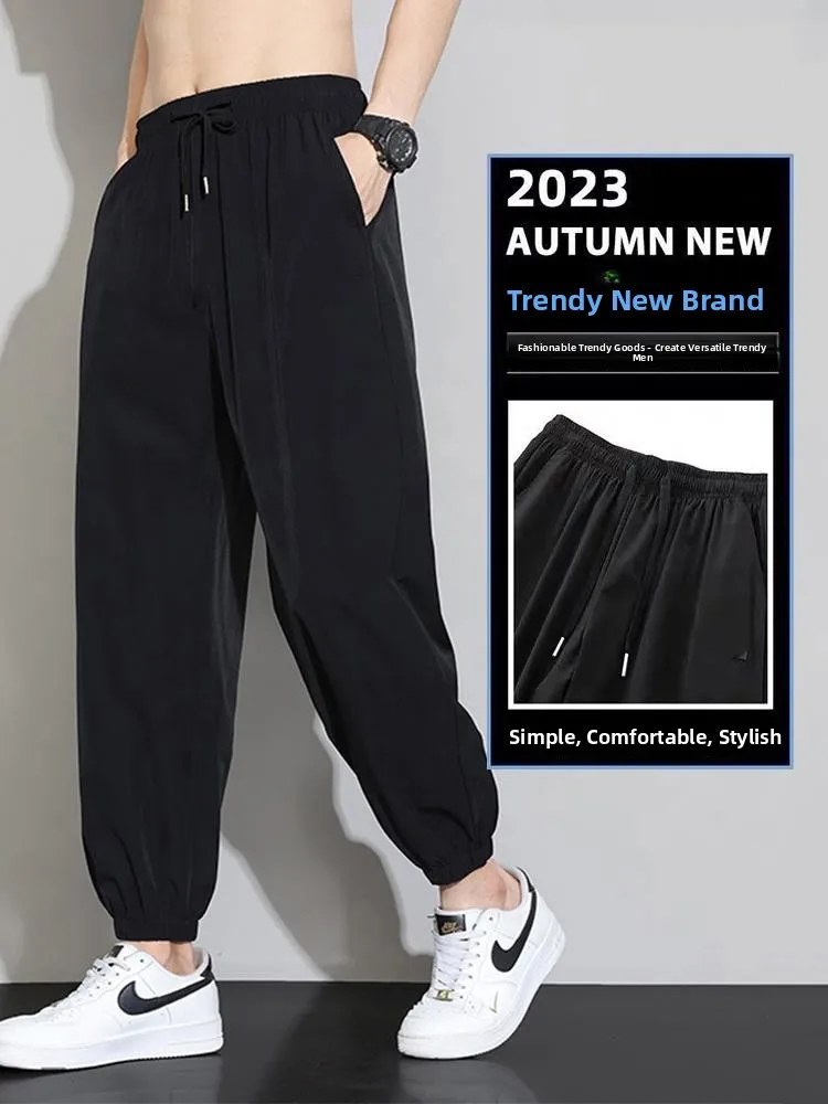 Summer Thin Ice Silk Loose Men's Sports Pants Casual Breathable Air Conditioning Trousers Qui Match Cargo Pants Polyester F...
Summer Thin Ice Silk Loose Men's Sports Pants Casual Breathable Air Conditioning Trousers Qui Match Cargo Pants Polyester F...