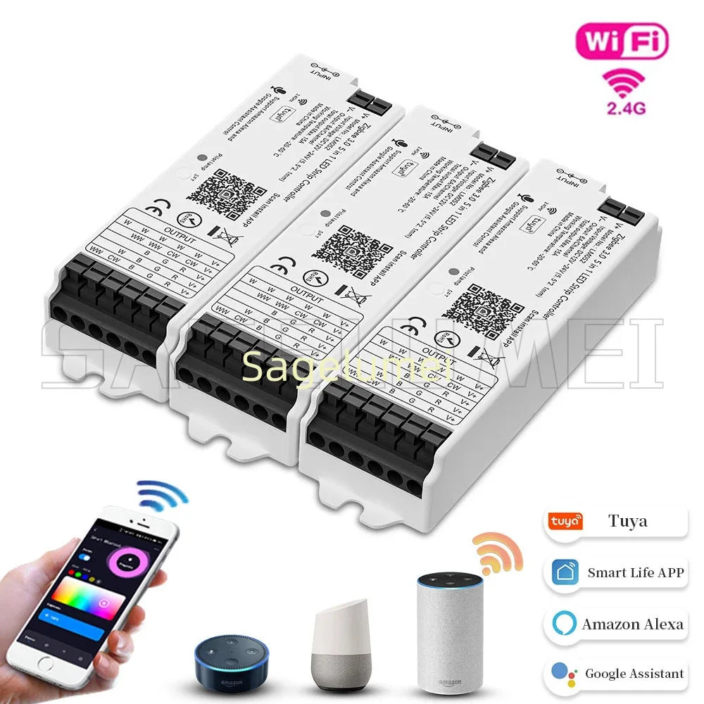 WIFI BT WB5 2.4G RF LM051 Zigbee 3.0 LM052 Bluetooth Mesh LM053 LED Controller For 5 in 1 Single DIM Dual Color RGB RGBW RGB+CCT
WIFI BT WB5 2.4G RF LM051 Zigbee 3.0 LM052 Bluetooth Mesh LM053 LED Controller For 5 in 1 Single DIM Dual Color RGB RGBW RGB+CCT