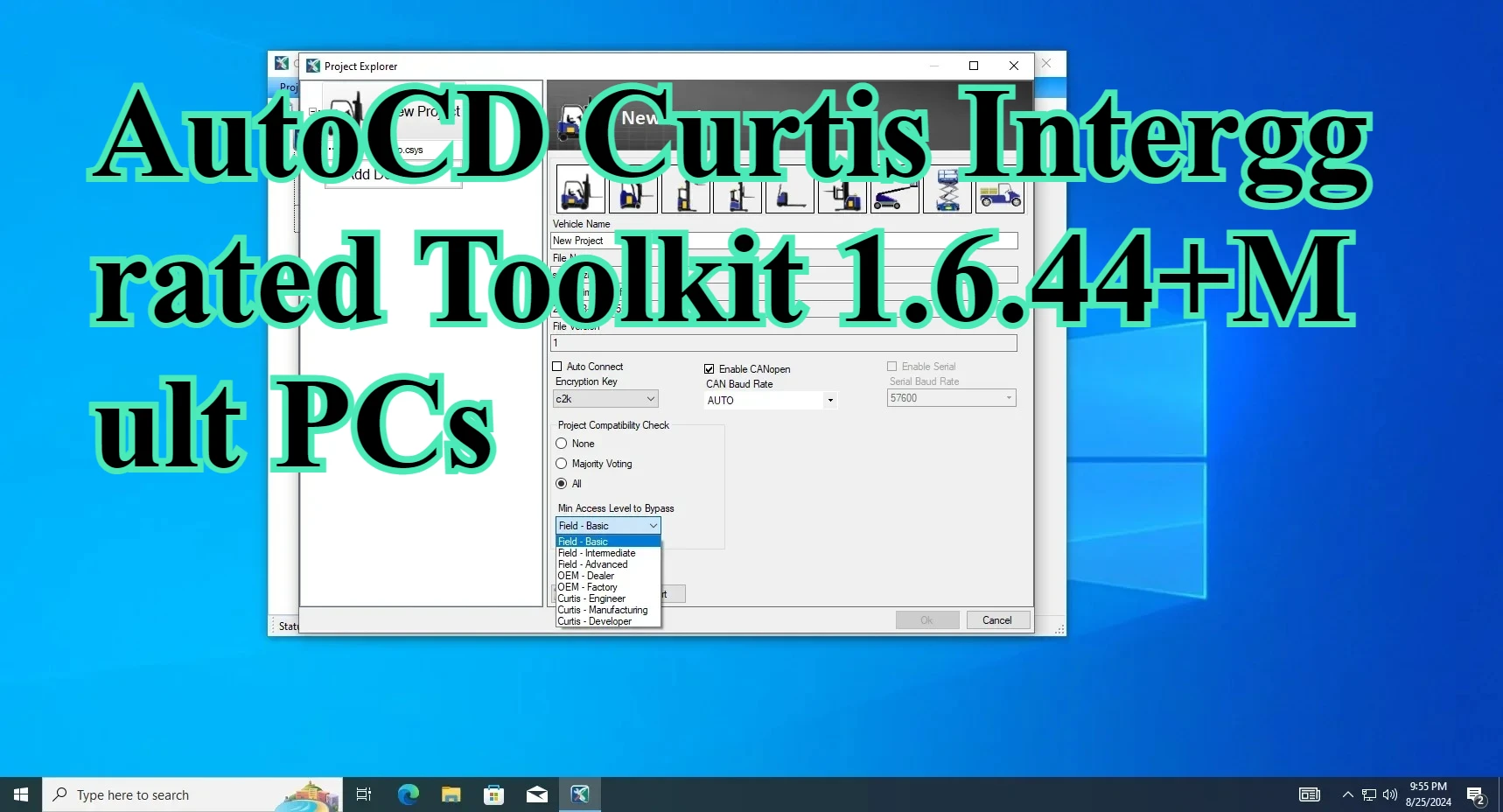 Набор инструментов Intergated AutoCD Curtis 1.6.44+Mult ПК
Набор инструментов Intergated AutoCD Curtis 1.6.44+Mult ПК