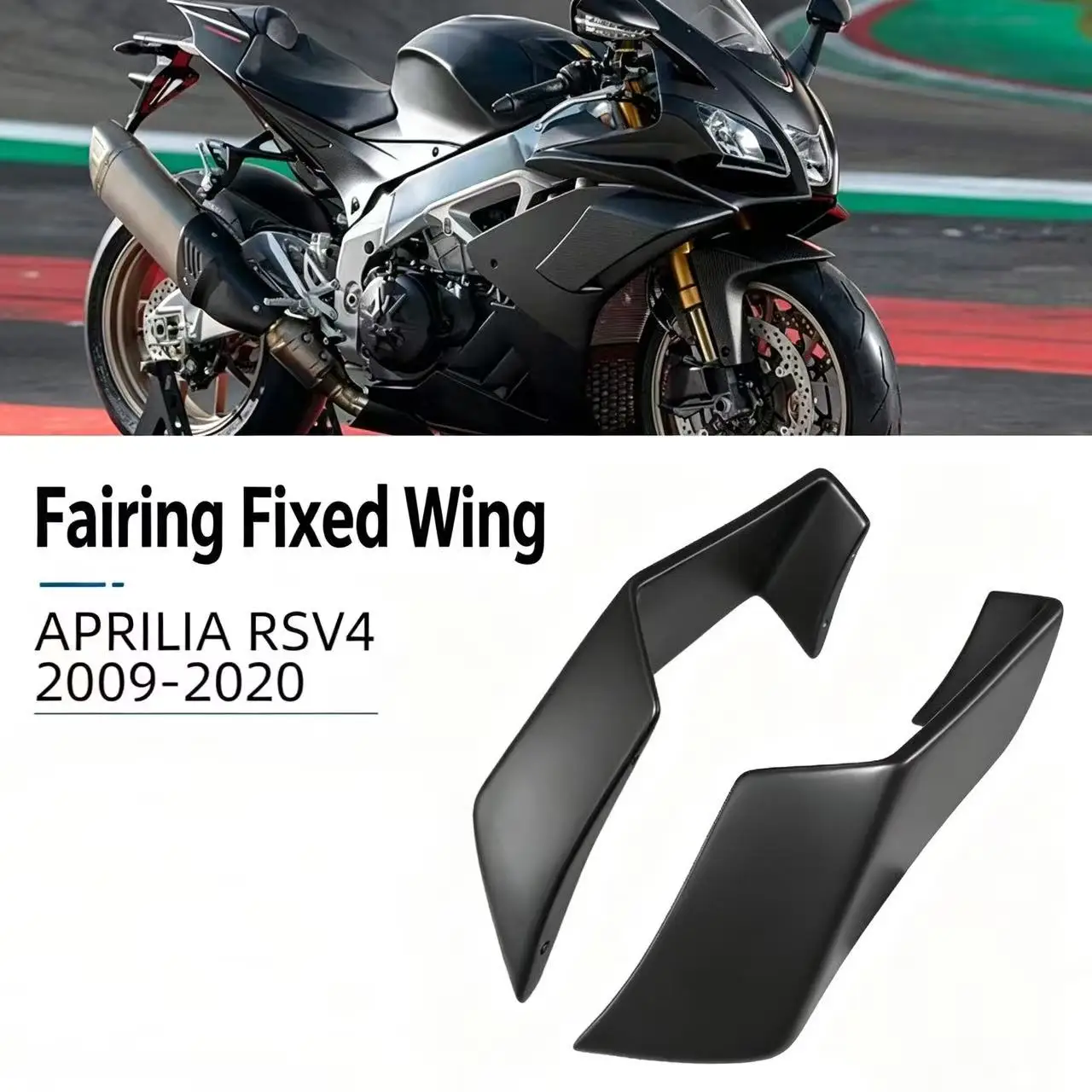 Suitable for Aprilia RSV4 - Modified fixed-wing racing airfoil aerodynamic side-wind deflector cover
Suitable for Aprilia RSV4 - Modified fixed-wing racing airfoil aerodynamic side-wind deflector cover