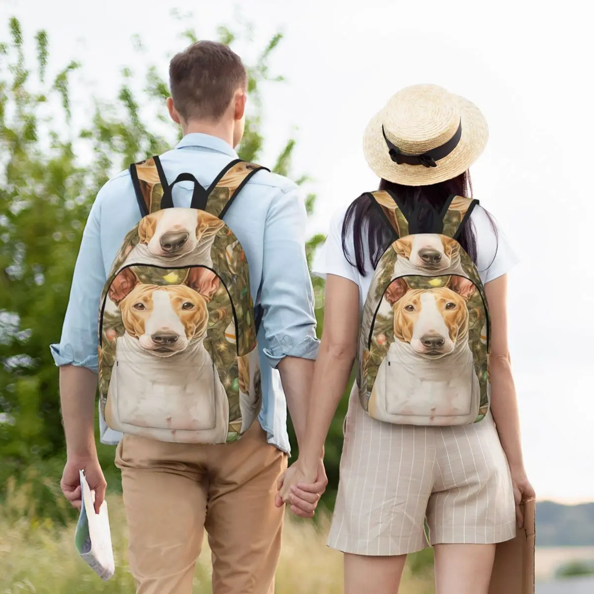 Christmas Staffordshire Bull Terrier Dog Portrait Student Backpack School Bag Hiking Travel Daypack for Bookbag Shoulder Bags
Christmas Staffordshire Bull Terrier Dog Portrait Student Backpack School Bag Hiking Travel Daypack for Bookbag Shoulder Bags
