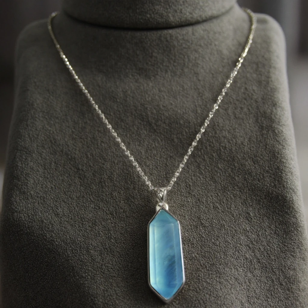 925 Silver With Natural Double Terminated Blue Aquamarine Elegant Hexagonal Point Healing Wand Gemstone Necklace Pendant
925 Silver With Natural Double Terminated Blue Aquamarine Elegant Hexagonal Point Healing Wand Gemstone Necklace Pendant