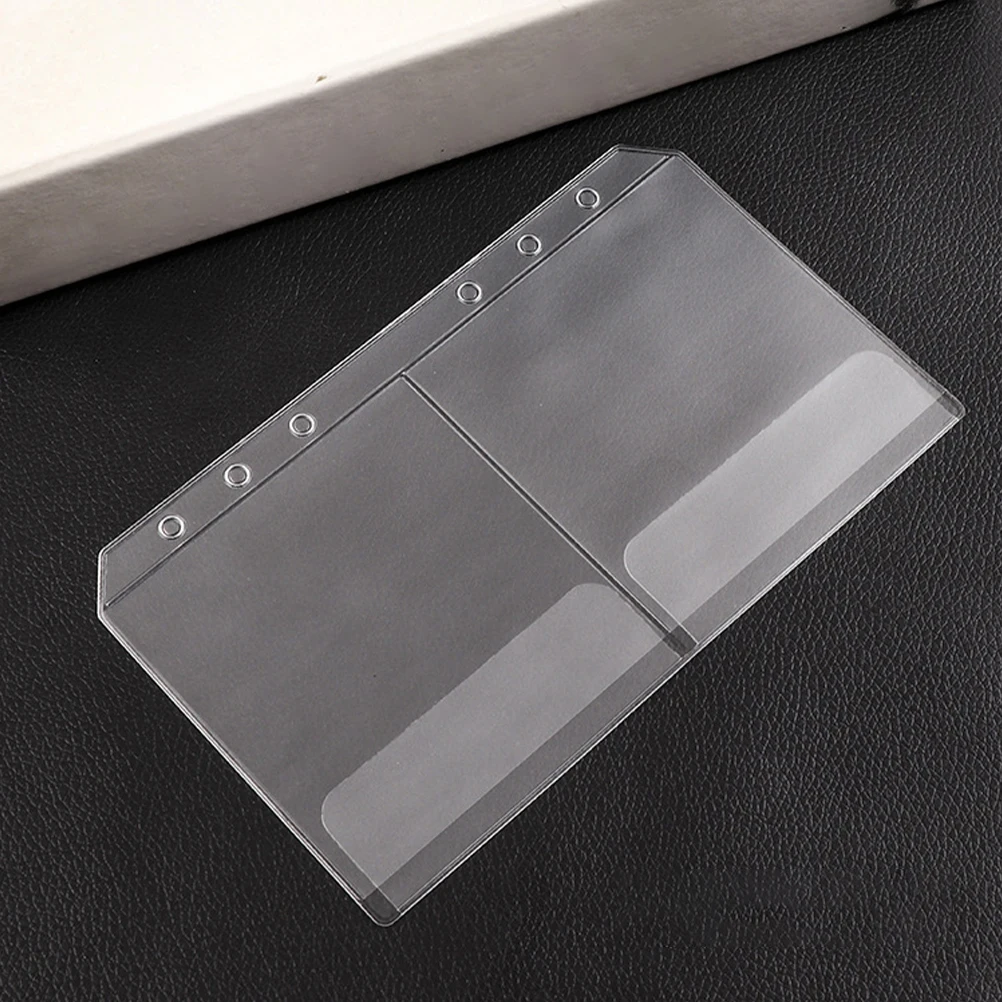12 Pcs A6 PVC Storage Bag Lightweight Clear Binder Pocket Plastic Pouches Loose Leaf Bags Notebook Folder
12 Pcs A6 PVC Storage Bag Lightweight Clear Binder Pocket Plastic Pouches Loose Leaf Bags Notebook Folder