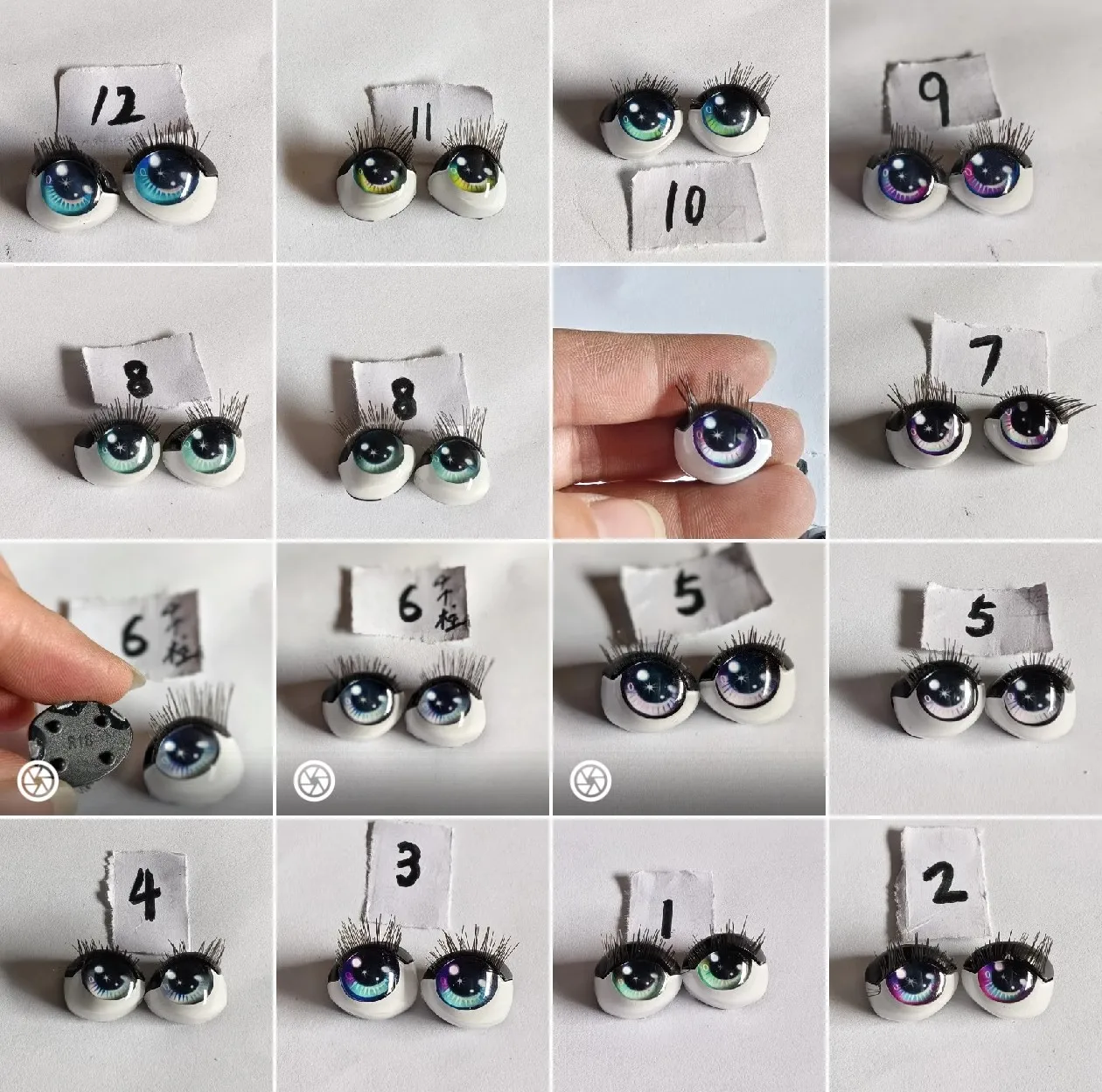 1 pair original new brand 1/6 DIY accessories for rainbow high eye xindong miaomiaoshishang
1 pair original new brand 1/6 DIY accessories for rainbow high eye xindong miaomiaoshishang