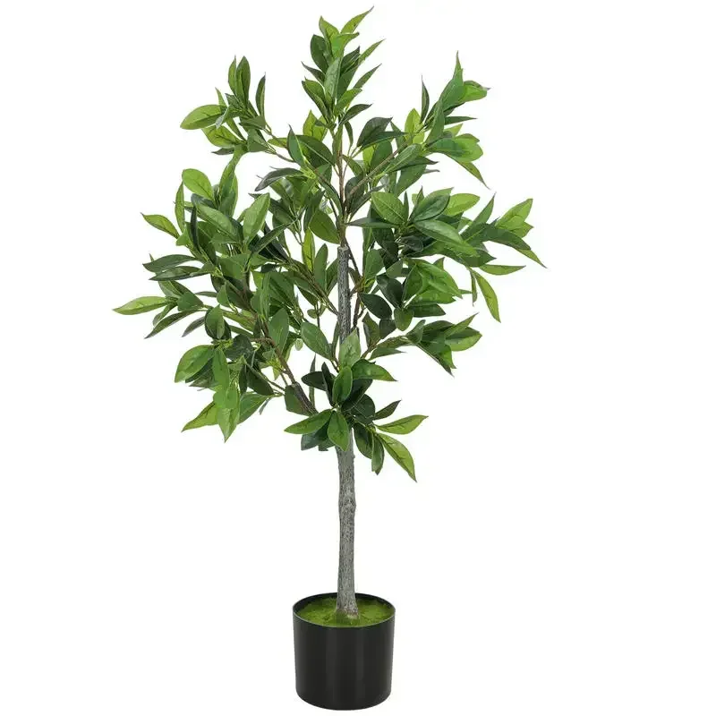 HOMCOM Potted Fake Plant, Lifelike Laurel Artificial Tree with 345 PEVA Leaves for Home Decor, Green
HOMCOM Potted Fake Plant, Lifelike Laurel Artificial Tree with 345 PEVA Leaves for Home Decor, Green