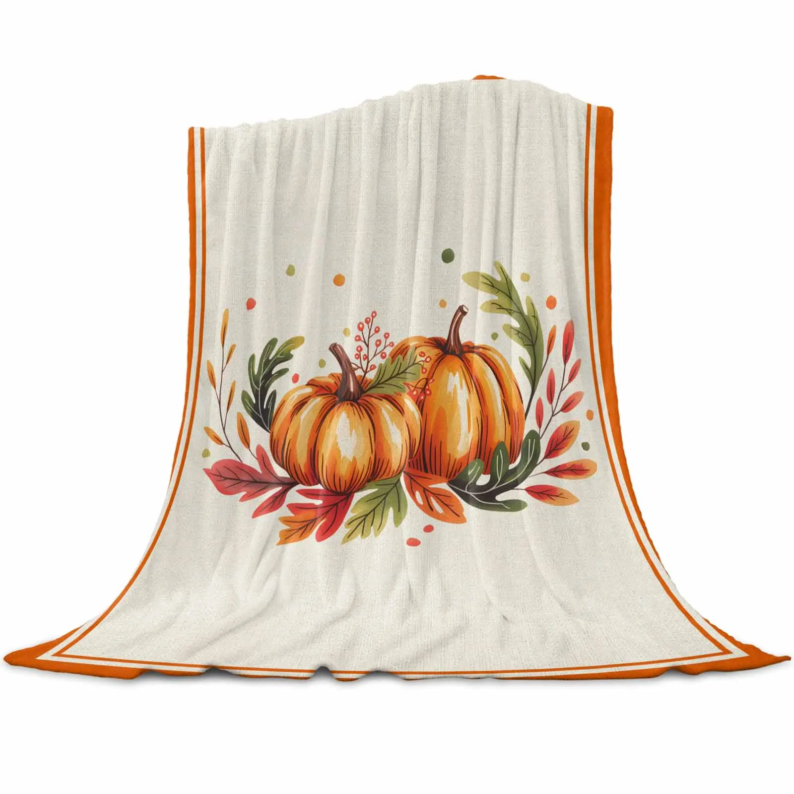 Vintage Fall Pumpkin Wreath Throws Blankets for Sofa Bed Winter Soft Plush Warm Sofa Throw Blanket Holiday Gifts
Vintage Fall Pumpkin Wreath Throws Blankets for Sofa Bed Winter Soft Plush Warm Sofa Throw Blanket Holiday Gifts