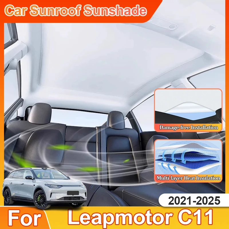 For Leapmotor C11 2021 2022 2023 2024 2025 Sun Protection Sun Visor Accessories Interior Car Sunshades Electrostatic Adsorption
For Leapmotor C11 2021 2022 2023 2024 2025 Sun Protection Sun Visor Accessories Interior Car Sunshades Electrostatic Adsorption