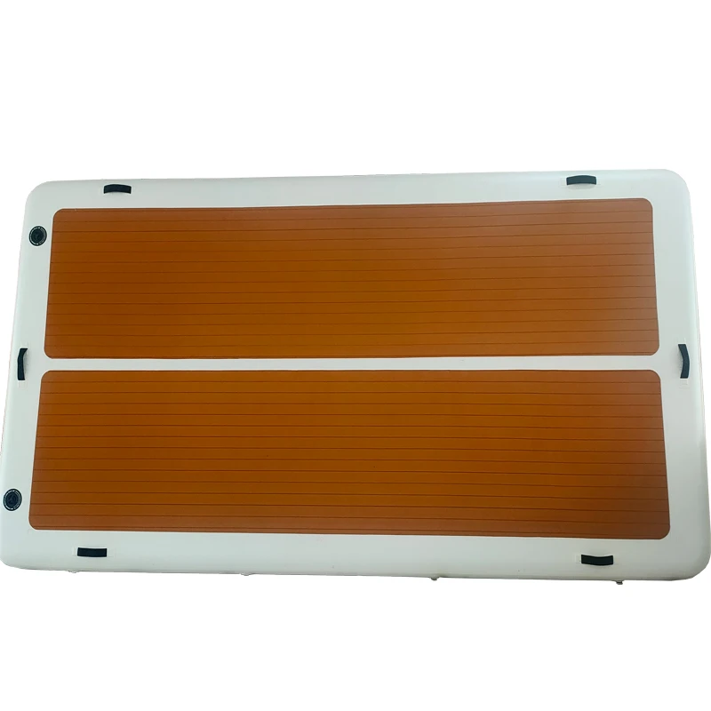 New Design Custom Inflatable Drop Pin Base Inflatable Platform Floating Float Wharf Inflatable Float Wharf Water Platform