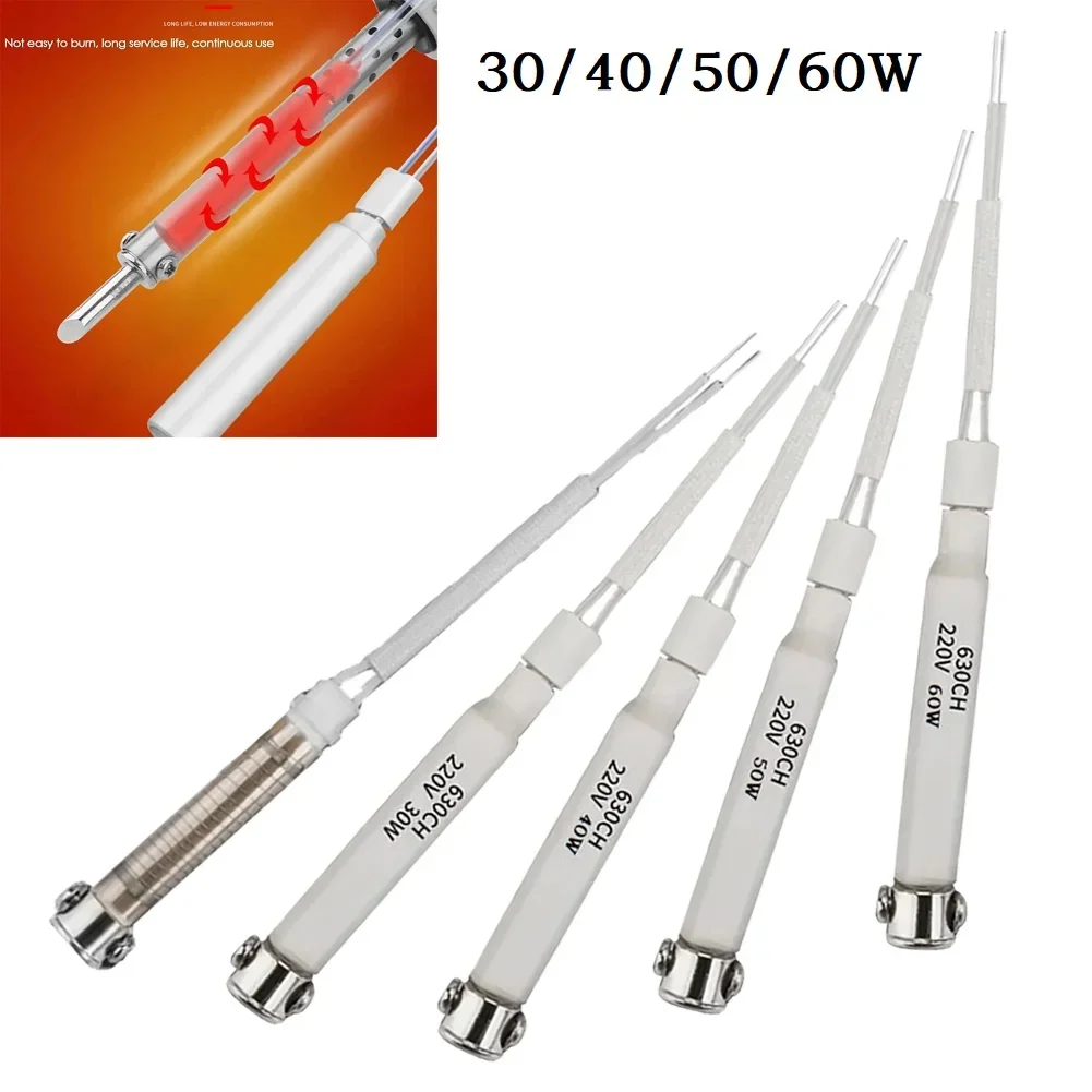 External Ceramic Soldering Iron Hair Hot Core 30/40/50/60W Electric Soldering Iron Heating Element Externally Heated Soldering
External Ceramic Soldering Iron Hair Hot Core 30/40/50/60W Electric Soldering Iron Heating Element Externally Heated Soldering