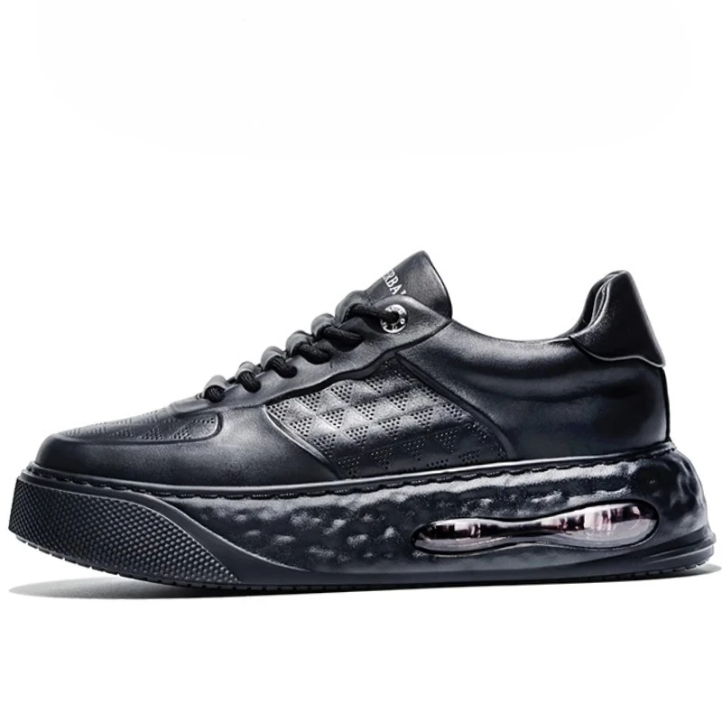 Genuine Leather Fashion Board Shoes for Men's Sneakers Outdoor Comfortable Soft Soled Breathable Sports Casual Daddy Shoes Male
Genuine Leather Fashion Board Shoes for Men's Sneakers Outdoor Comfortable Soft Soled Breathable Sports Casual Daddy Shoes Male