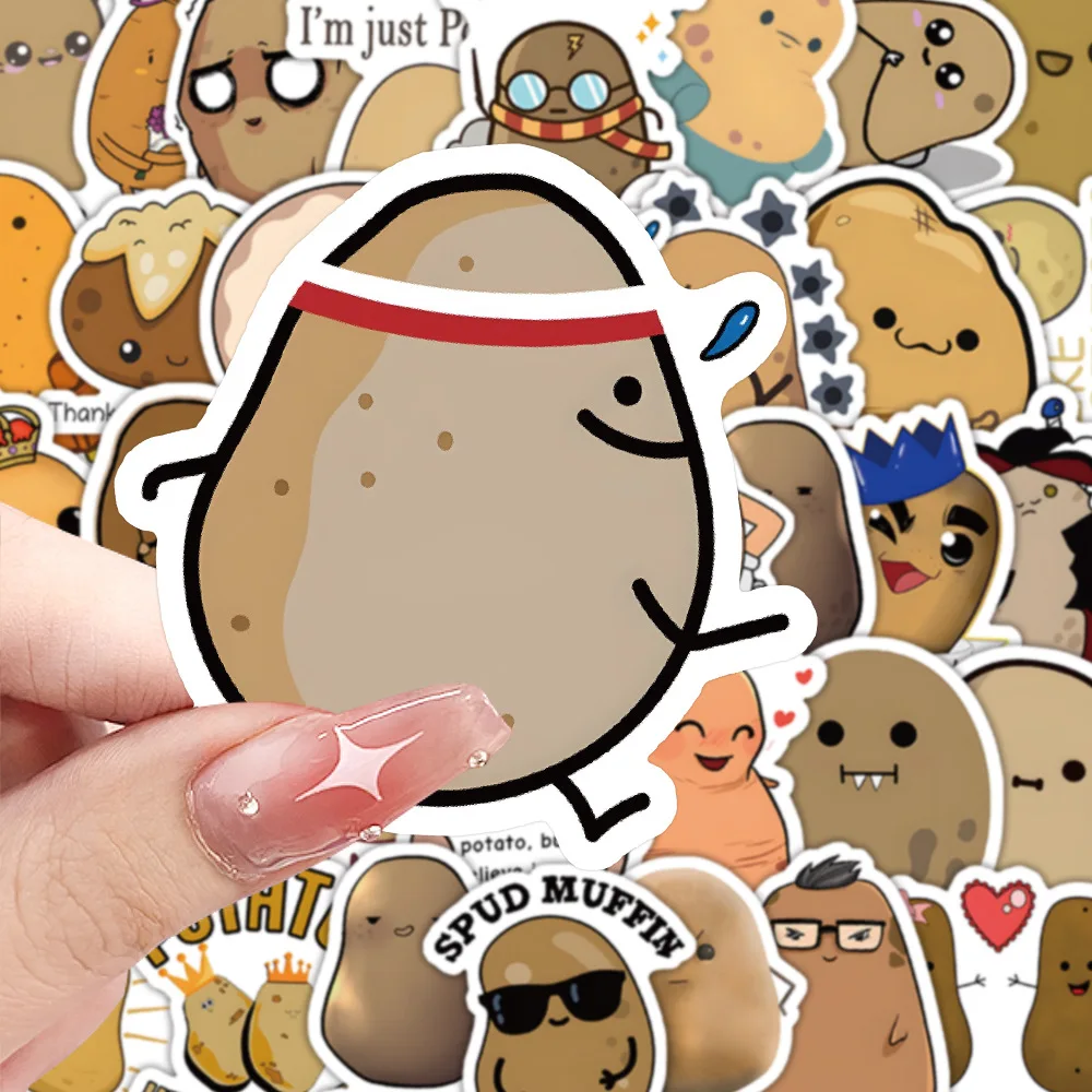 10/60PCS Funny Potato Meme Sticker Cartoon Cute Doodle Personalized Creative Decorative Scrapbook Phone Case Scooter Decal Toys
10/60PCS Funny Potato Meme Sticker Cartoon Cute Doodle Personalized Creative Decorative Scrapbook Phone Case Scooter Decal Toys