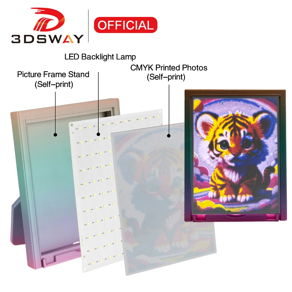 Для Bambu Lab Lithophane Led Panel CMYK Print LED Bambu Backlight Board PLA Basic Lithophane Bundle 3D Print Lithophane Photo
Для Bambu Lab Lithophane Led Panel CMYK Print LED Bambu Backlight Board PLA Basic Lithophane Bundle 3D Print Lithophane Photo