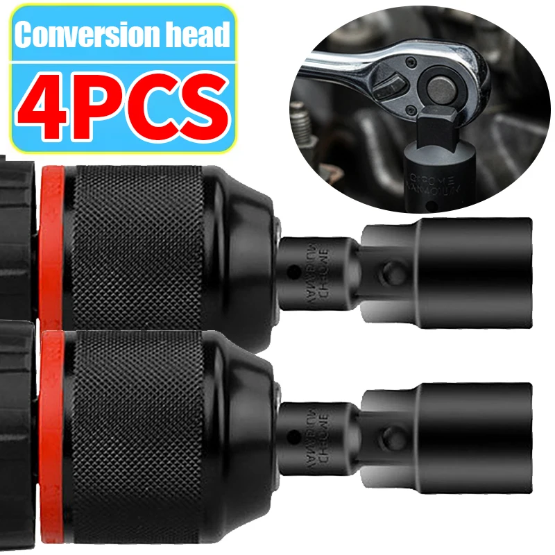 4Pcs/Set Impact Socket Adapter Reducer Set 1/2 3/8 1/4 Inch Use Wrenches Drills in Auto and Impact Driver Construction Work
4Pcs/Set Impact Socket Adapter Reducer Set 1/2 3/8 1/4 Inch Use Wrenches Drills in Auto and Impact Driver Construction Work