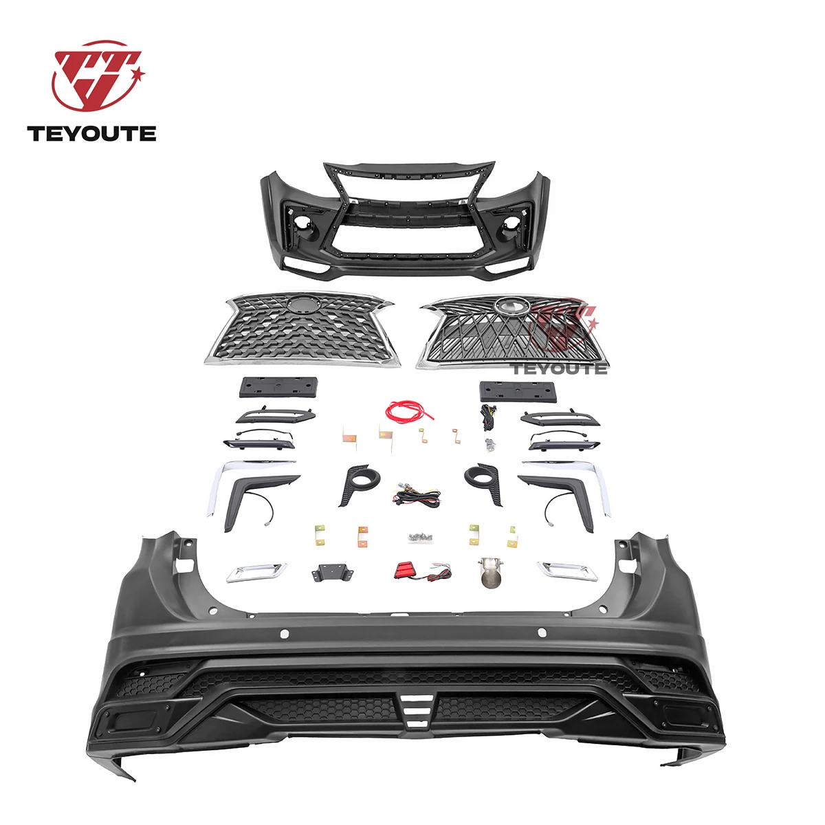 Complete Auto Parts Kits Car Accessories Body Kit Bumper Grille FIT for Fortuner 12-15
Complete Auto Parts Kits Car Accessories Body Kit Bumper Grille FIT for Fortuner 12-15