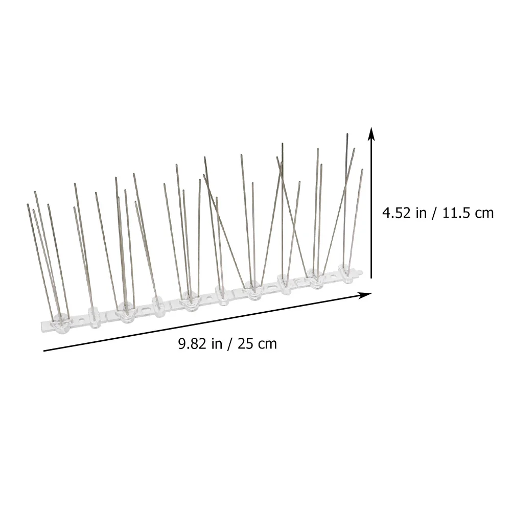 Anti Bird Spike Outdoor Garden Pigeon Repellent Rustproof Deterrent Fence Balcony Rooftop Security PC Base Stainless Steel
Anti Bird Spike Outdoor Garden Pigeon Repellent Rustproof Deterrent Fence Balcony Rooftop Security PC Base Stainless Steel