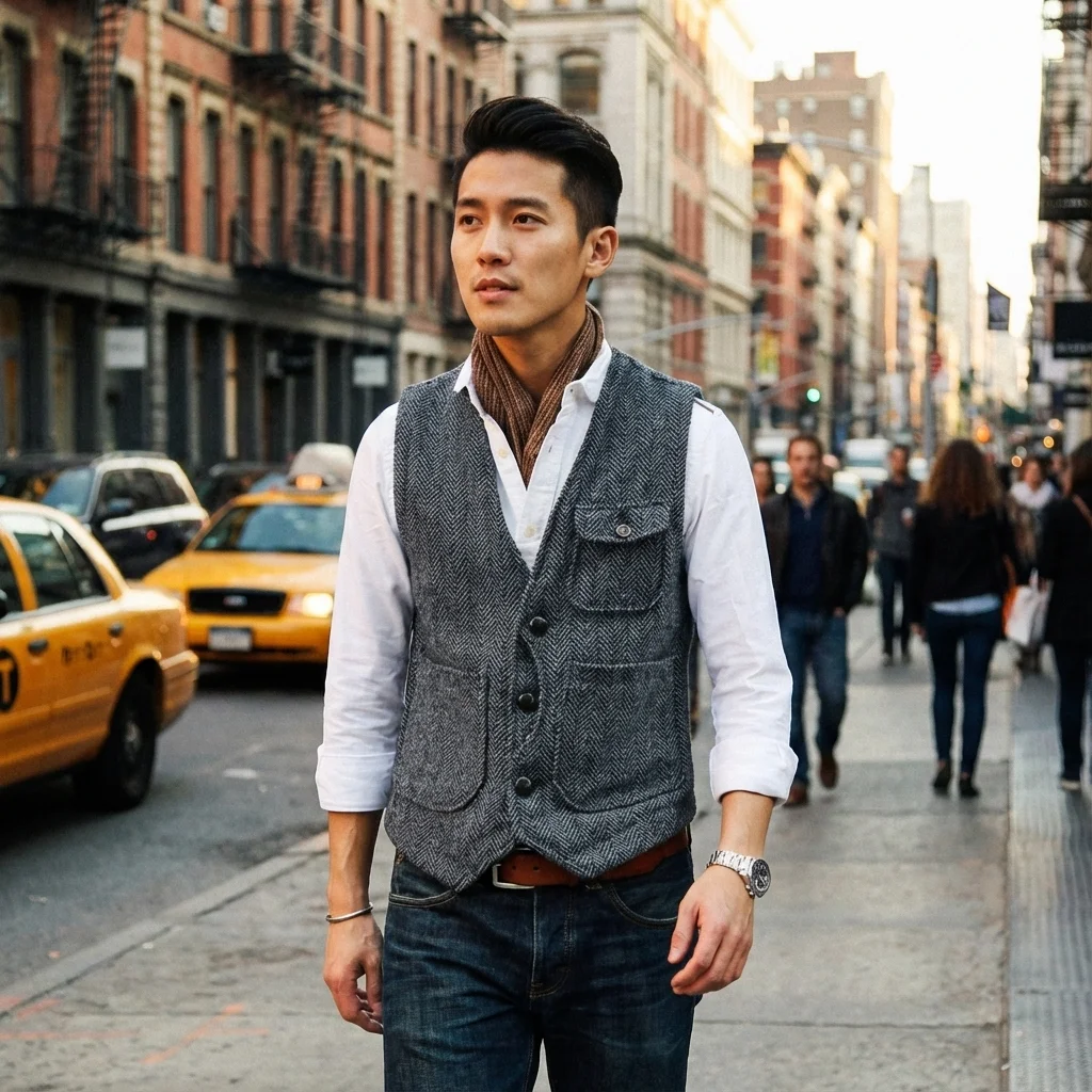 2026 мужской жилет, повседневный деловой твидовый коричневый жилет с v-образным вырезом, деловой жилет с узором «елочка», жениха для свадьбы, выпускного вечера
2026 мужской жилет, повседневный деловой твидовый коричневый жилет с v-образным вырезом, деловой жилет с узором «елочка», жениха для свадьбы, выпускного вечера