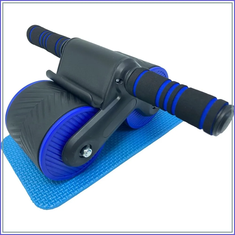 Auto Rebound Ab Roller with Knee Pad, Dual Wheel & Phone Holder for Home Gym
Auto Rebound Ab Roller with Knee Pad, Dual Wheel & Phone Holder for Home Gym