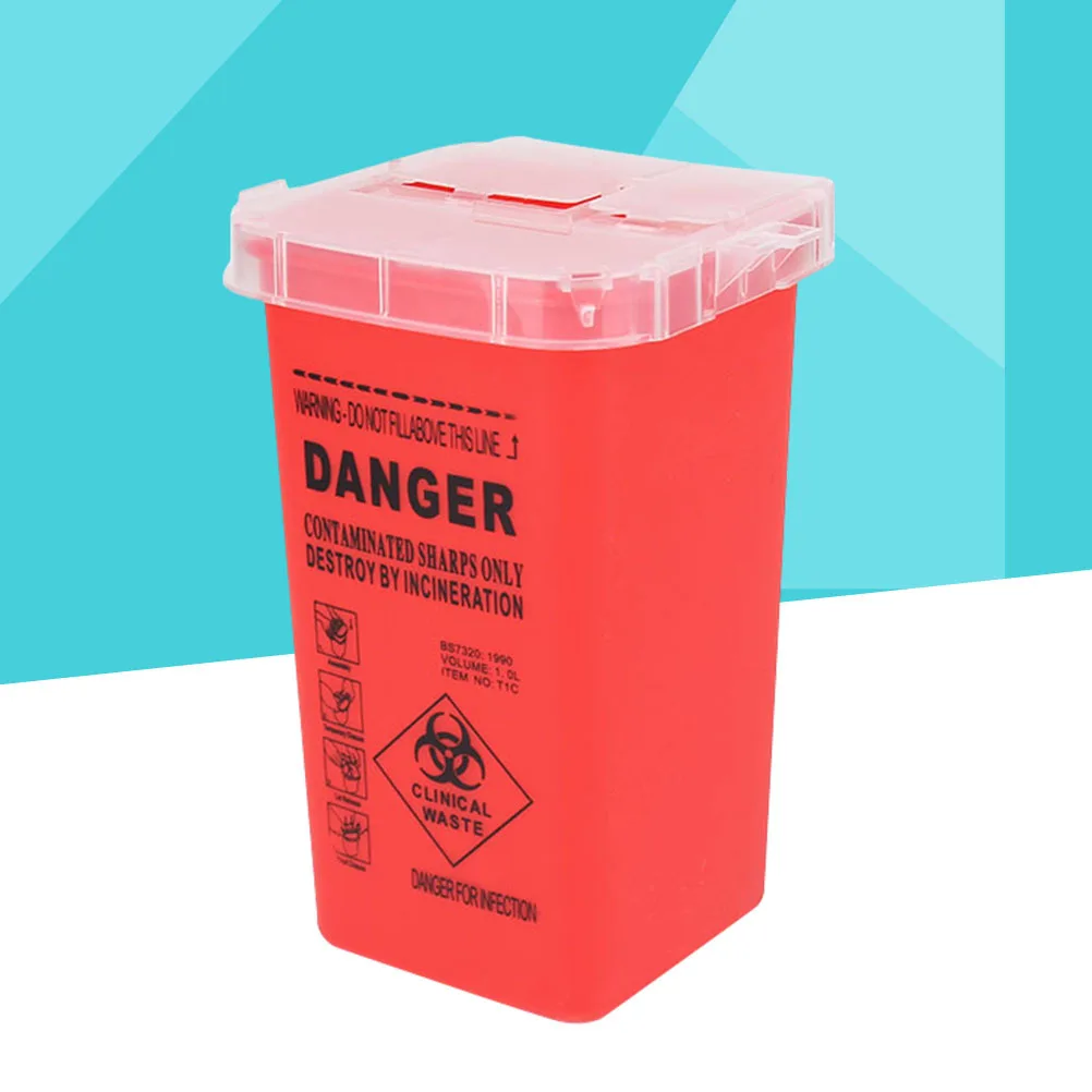 Sharps Container Red Portable Needle Disposal Box Safe Needles Insulin Syringes Acupuncture Lancets Home Clinic Travel Use
Sharps Container Red Portable Needle Disposal Box Safe Needles Insulin Syringes Acupuncture Lancets Home Clinic Travel Use