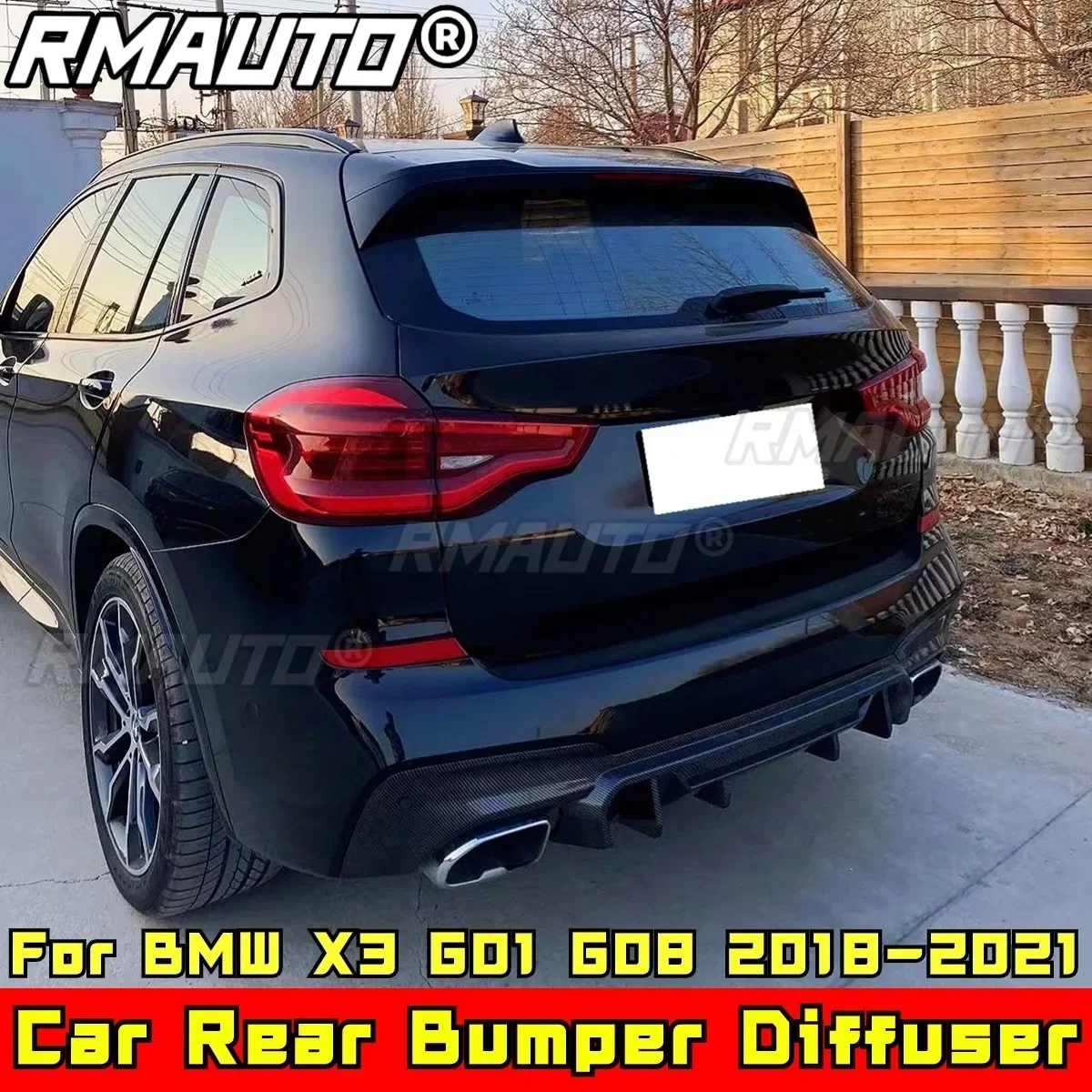 For X3 G01 G08 2018-2021 Body Kit Rear Bumper Lip Apron Rear Bumper Spoiler For BMW X3 G01 G08 2018-2021 Car Accessories
For X3 G01 G08 2018-2021 Body Kit Rear Bumper Lip Apron Rear Bumper Spoiler For BMW X3 G01 G08 2018-2021 Car Accessories