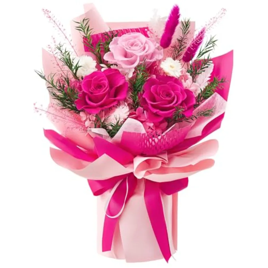 Preserved Flowers Bouquet, Forever Flowers for Delivery, Mothers Day Long-Lasting Real Roses Bouquet, Anniversary Birthday Flow
Preserved Flowers Bouquet, Forever Flowers for Delivery, Mothers Day Long-Lasting Real Roses Bouquet, Anniversary Birthday Flow