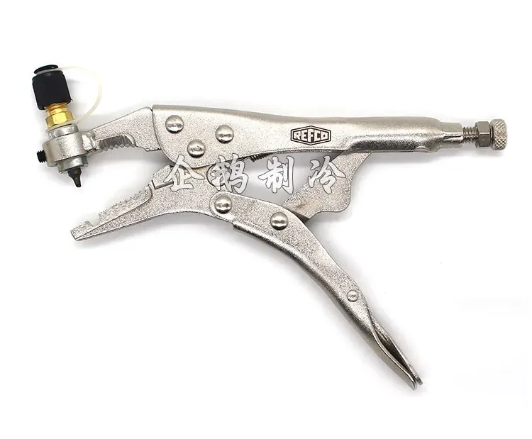 14210 Capillary refrigerant recovery exhaust drilling pliers for refrigeration and air conditioning maintenance
14210 Capillary refrigerant recovery exhaust drilling pliers for refrigeration and air conditioning maintenance