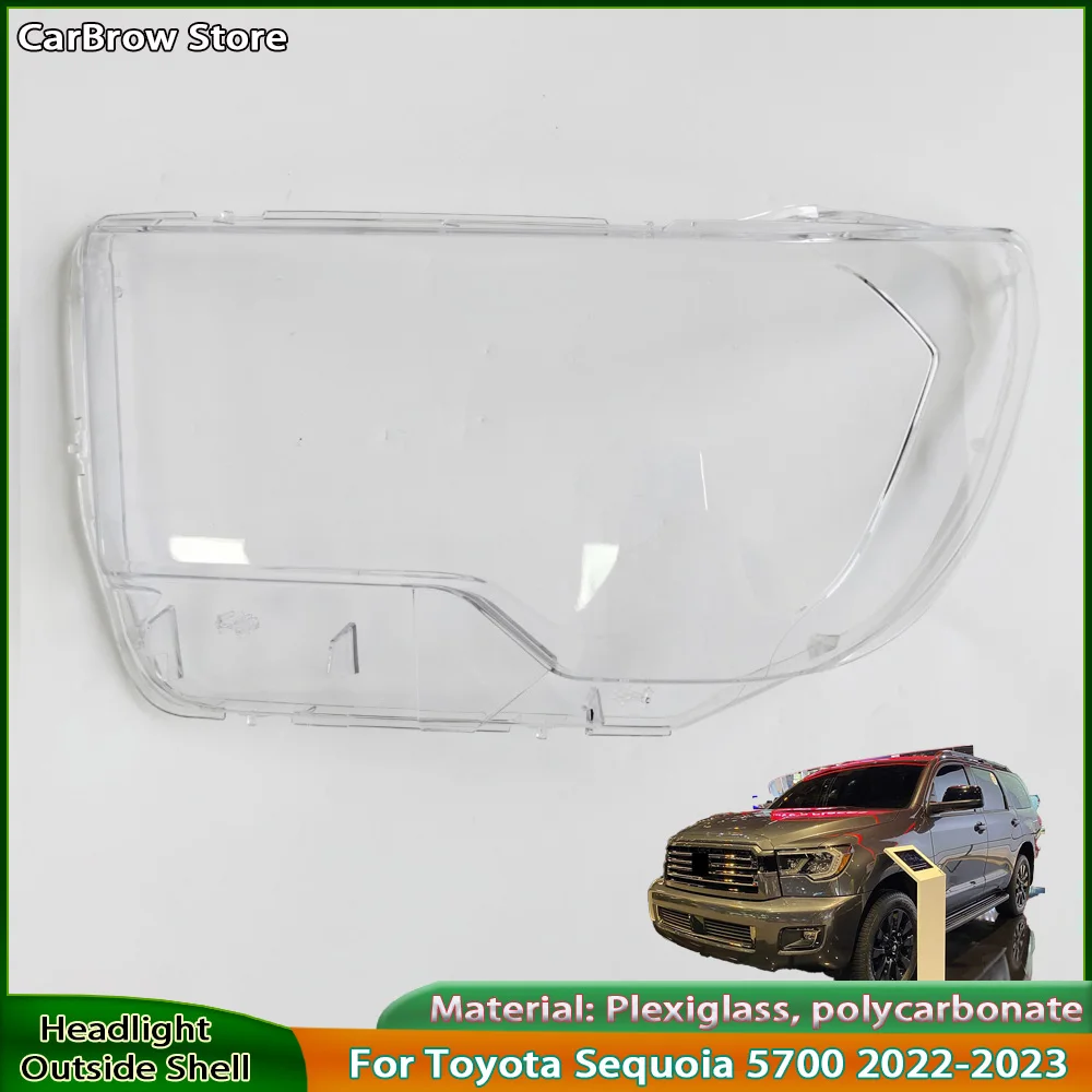 Headlight Shade Lens Plexiglass For Toyota Sequoia 5700 2022-2023 Front Headlamp Transparent Cover Lampshade Lamp Shell Masks
Headlight Shade Lens Plexiglass For Toyota Sequoia 5700 2022-2023 Front Headlamp Transparent Cover Lampshade Lamp Shell Masks