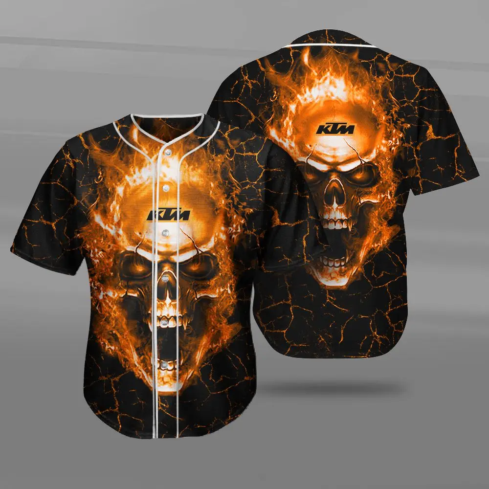 New 3D Printed Fashion Round Neck Short Sleeves Casual Baseball Jersey Comfortable Breathable KTM Unisex Outdoor Sport Jersey
New 3D Printed Fashion Round Neck Short Sleeves Casual Baseball Jersey Comfortable Breathable KTM Unisex Outdoor Sport Jersey