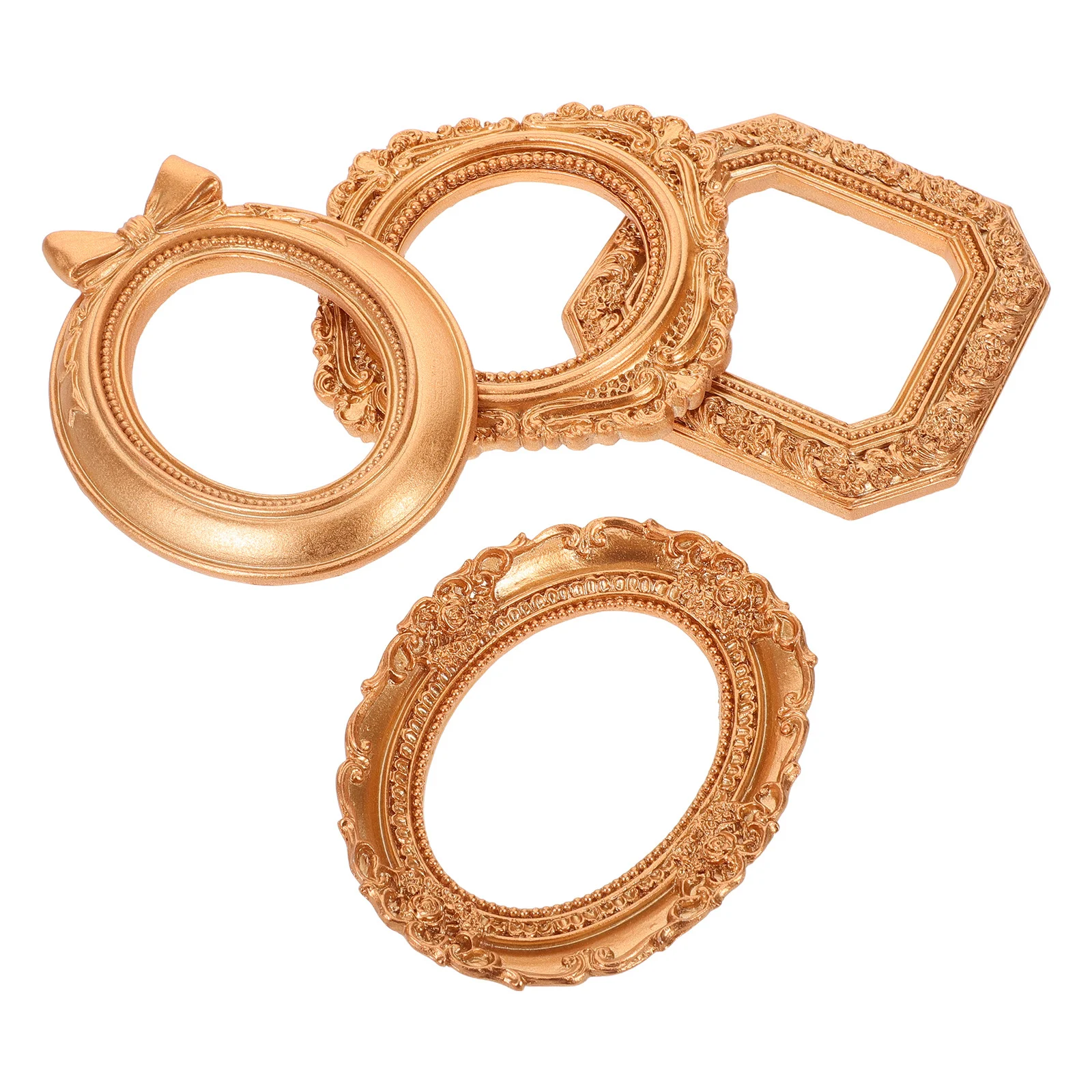 4Pcs Vintage Picture Frame Collection Mini Resin Photo Holder Oval Rectangle Wall Hanging European Retro Decor
4Pcs Vintage Picture Frame Collection Mini Resin Photo Holder Oval Rectangle Wall Hanging European Retro Decor