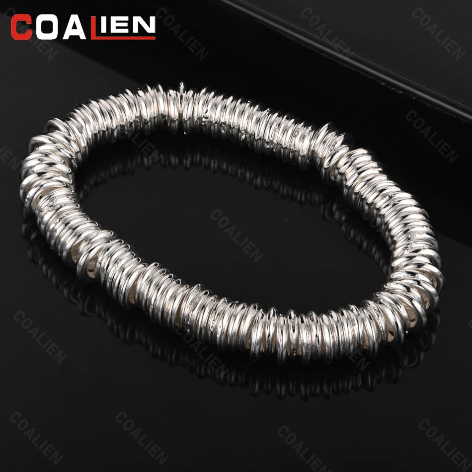 COALIEN 925 Sterling Silver Geometric Multi-Circle Round Bracelet Women Fashion Jewelry Jewelry
COALIEN 925 Sterling Silver Geometric Multi-Circle Round Bracelet Women Fashion Jewelry Jewelry