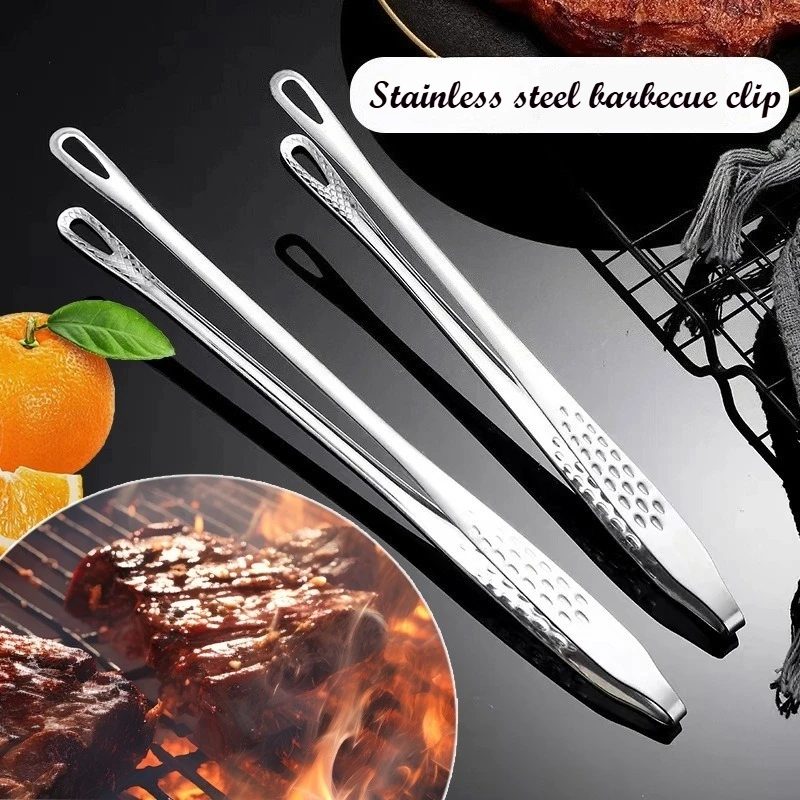 Stainless Steel BBQ Grill Tongs Extra-Long Heat-Resistant Food Tongs for Steak Grilling
Stainless Steel BBQ Grill Tongs Extra-Long Heat-Resistant Food Tongs for Steak Grilling