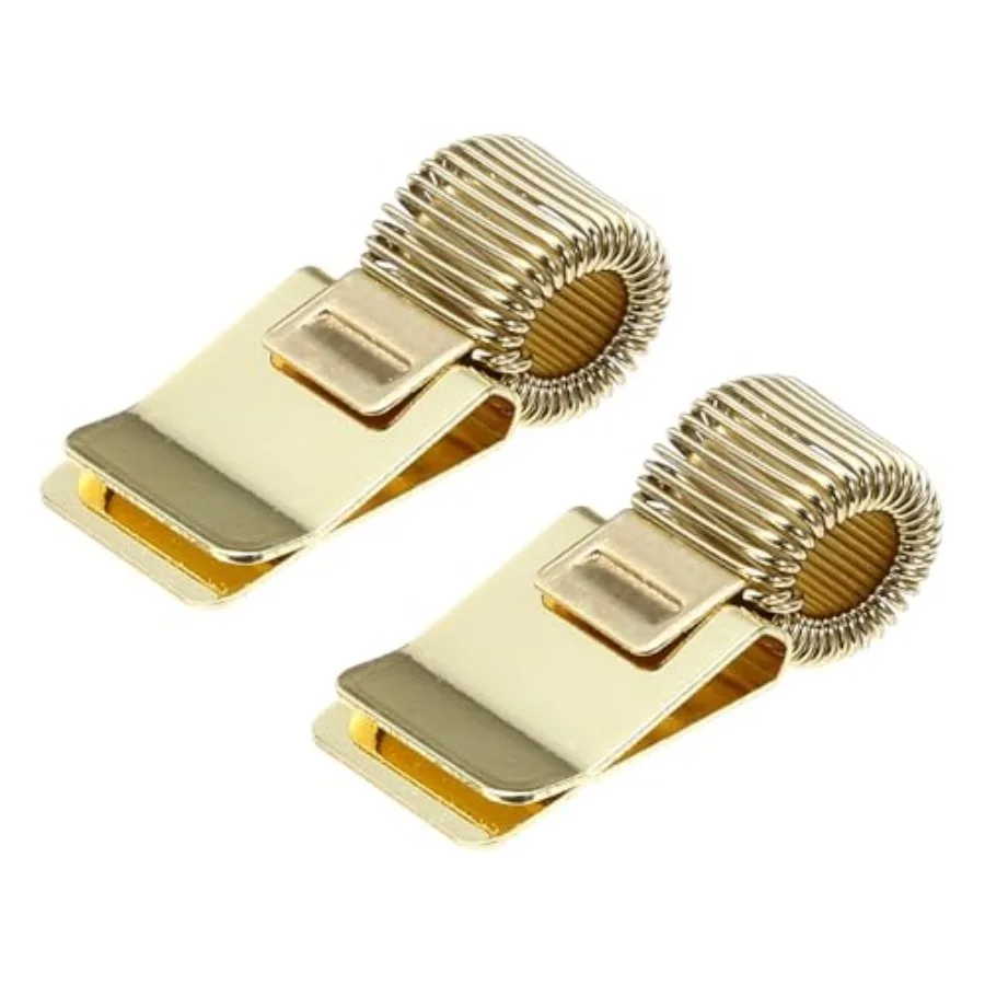 2Pcs Metal Pen Clip Holder, Adjustable Loop Pen Pencil Organizer with Single Spring Loop for Notebook, Clipboard, Gold Tone
2Pcs Metal Pen Clip Holder, Adjustable Loop Pen Pencil Organizer with Single Spring Loop for Notebook, Clipboard, Gold Tone