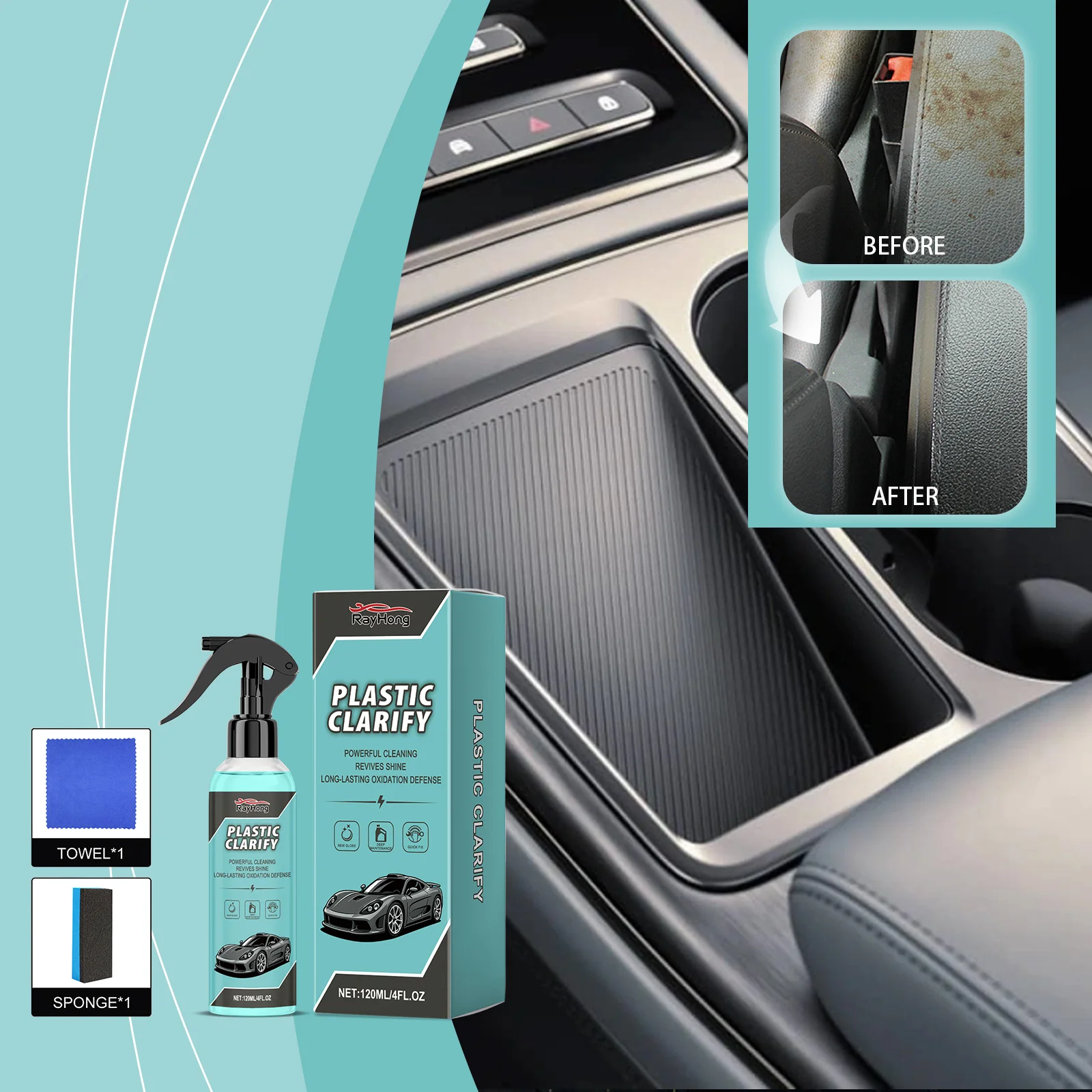 Средство для восстановления салона автомобиля с губчатым полотенцем, автопластик, резина, спина в черный глянцевый восстановительный спрей, покрытие для ухода за автомобилем
Средство для восстановления салона автомобиля с губчатым полотенцем, автопластик, резина, спина в черный глянцевый восстановительный спрей, покрытие для ухода за автомобилем