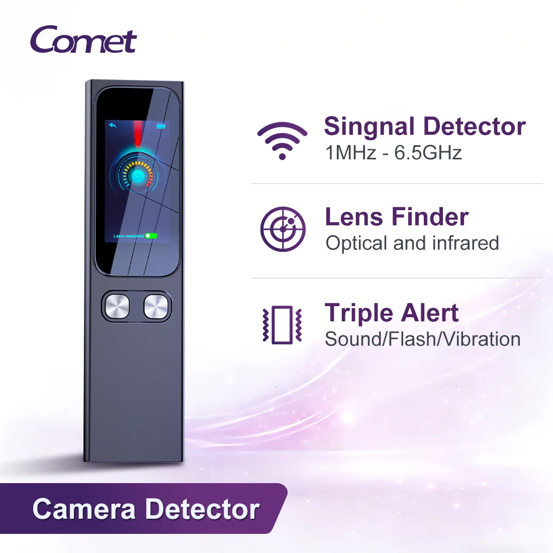 COMET Smart Detector Hotel Anti Spy Anti Surveillance Infrared USB Signal Detector
COMET Smart Detector Hotel Anti Spy Anti Surveillance Infrared USB Signal Detector