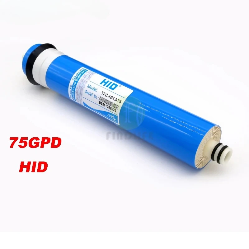HID TFC 1812- 75 GPD RO Membrane for 5 Stage Water Filter Purifier Treatment Reverse Osmosis System NSF/ANSI Standard
HID TFC 1812- 75 GPD RO Membrane for 5 Stage Water Filter Purifier Treatment Reverse Osmosis System NSF/ANSI Standard