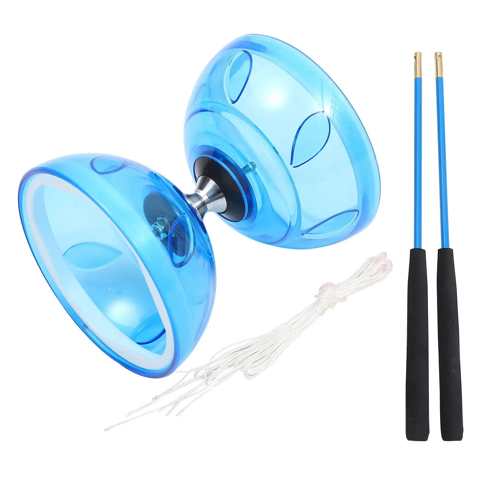 Transparent Soft Rubber Diabolos Chinese Children's Beginner's Living Axis Double-ended Yoyo Diabolo Juggling Fitness Toy
Transparent Soft Rubber Diabolos Chinese Children's Beginner's Living Axis Double-ended Yoyo Diabolo Juggling Fitness Toy