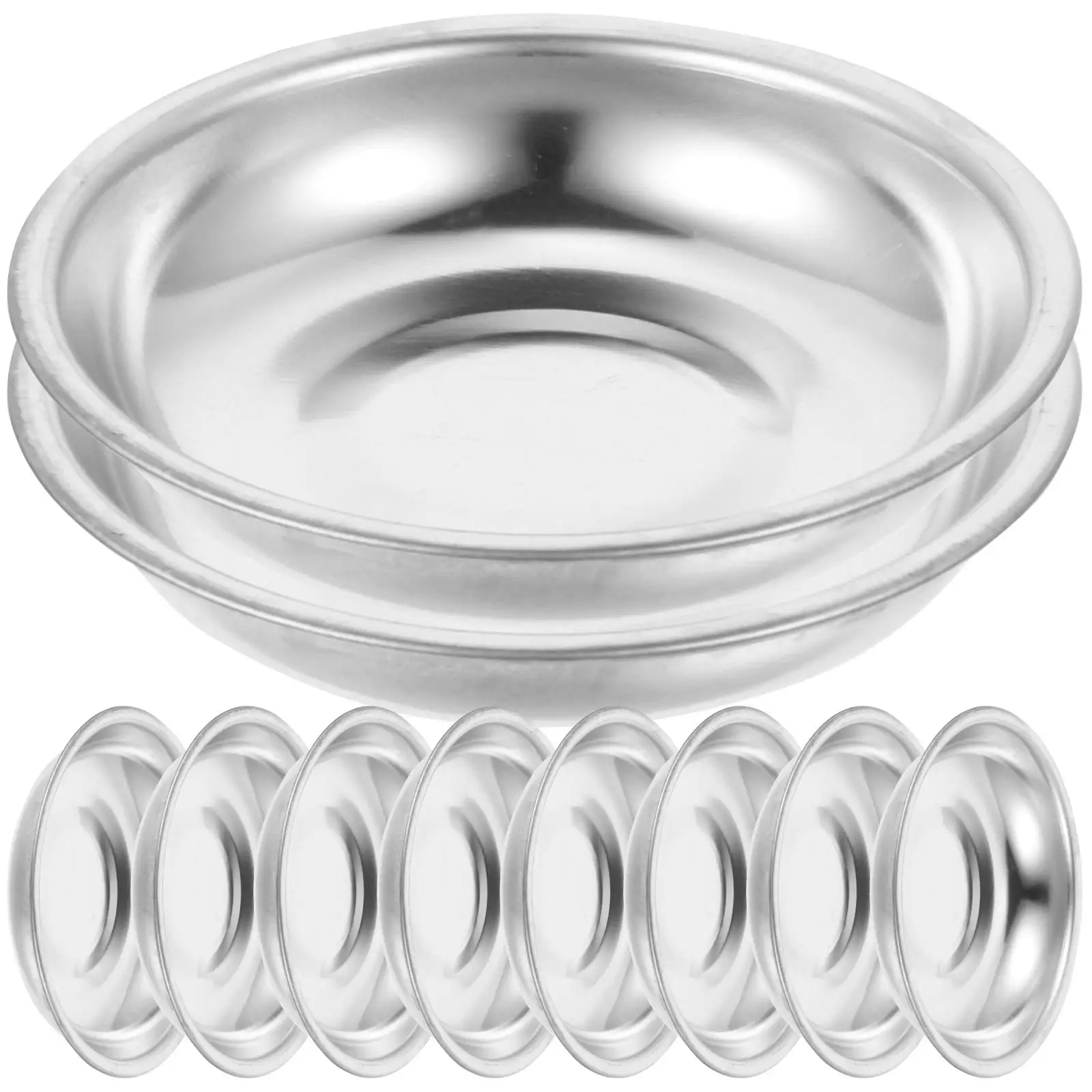 10 Pcs Sauce Dish Stainless Steel Compact Easy Clean Reusable Dipping Home Restaurant Party Food Condiments Fruits Nuts C ies
10 Pcs Sauce Dish Stainless Steel Compact Easy Clean Reusable Dipping Home Restaurant Party Food Condiments Fruits Nuts C ies