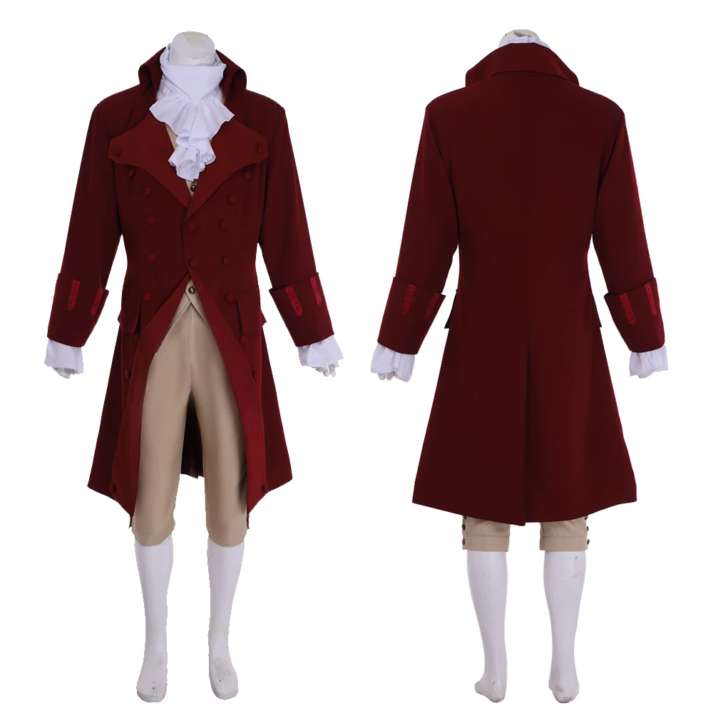 Man's Medieval British Hamilton Gentleman Cosplay Costume Adult 18th Century French Victorian Fancy Suit
Man's Medieval British Hamilton Gentleman Cosplay Costume Adult 18th Century French Victorian Fancy Suit