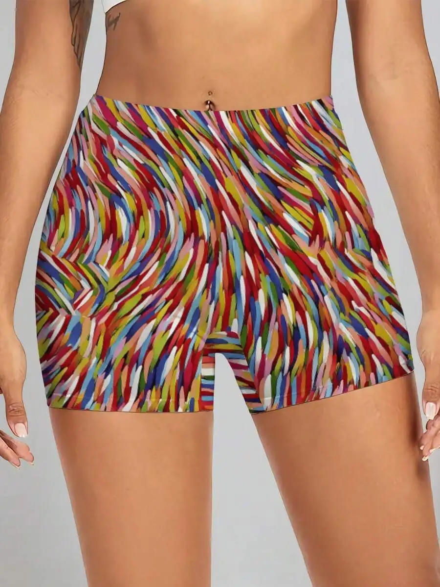 Women Summer Sport Shorts Abstract Brushstroke Print Loose Fit Athletic Shorts
Women Summer Sport Shorts Abstract Brushstroke Print Loose Fit Athletic Shorts