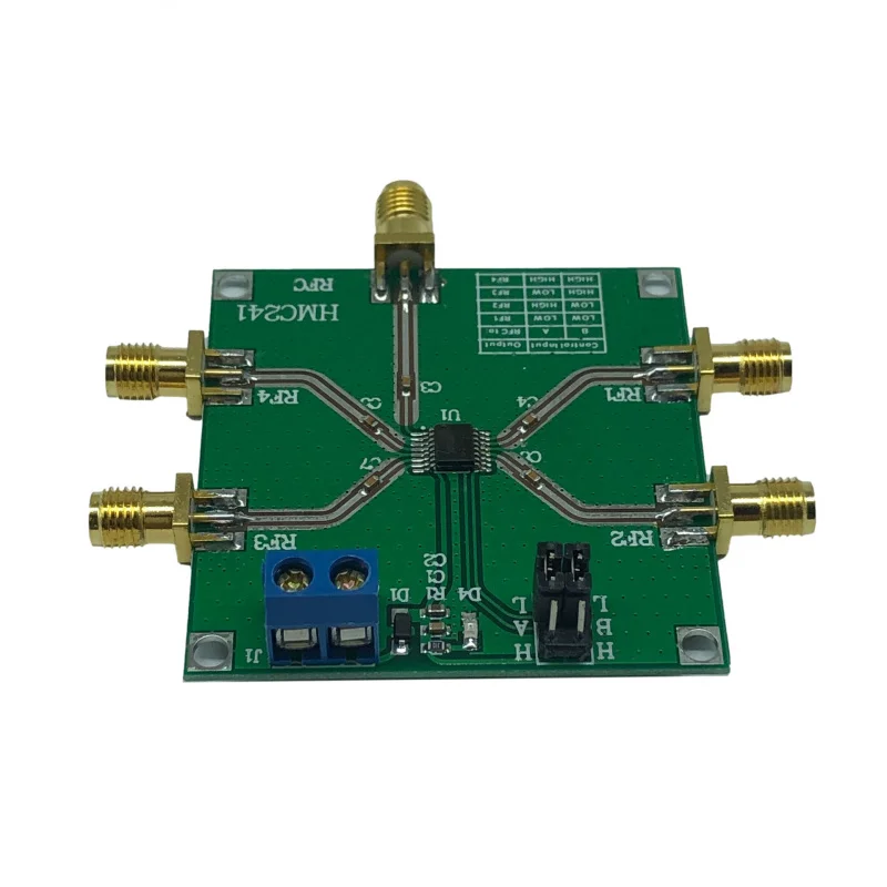 HMC241DC-3.5 GHzRF Single Pole Four Throw Switch Band Switching Button Wireless Controller
HMC241DC-3.5 GHzRF Single Pole Four Throw Switch Band Switching Button Wireless Controller