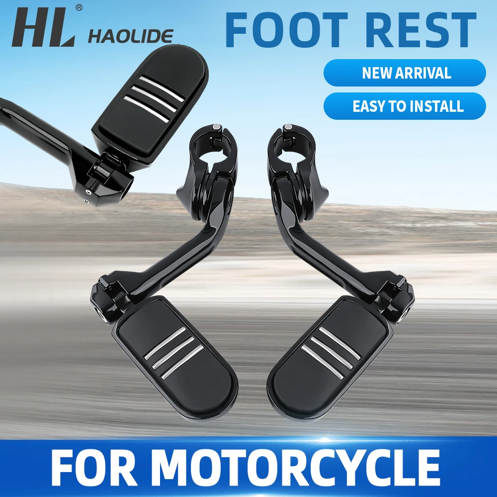 HAOLIDE Highway Pegs 1.25" Angled Engine Guard Bar Motorcycle Foot Rests For Harley Electra Glide Road King Street Glide Chrome
HAOLIDE Highway Pegs 1.25" Angled Engine Guard Bar Motorcycle Foot Rests For Harley Electra Glide Road King Street Glide Chrome