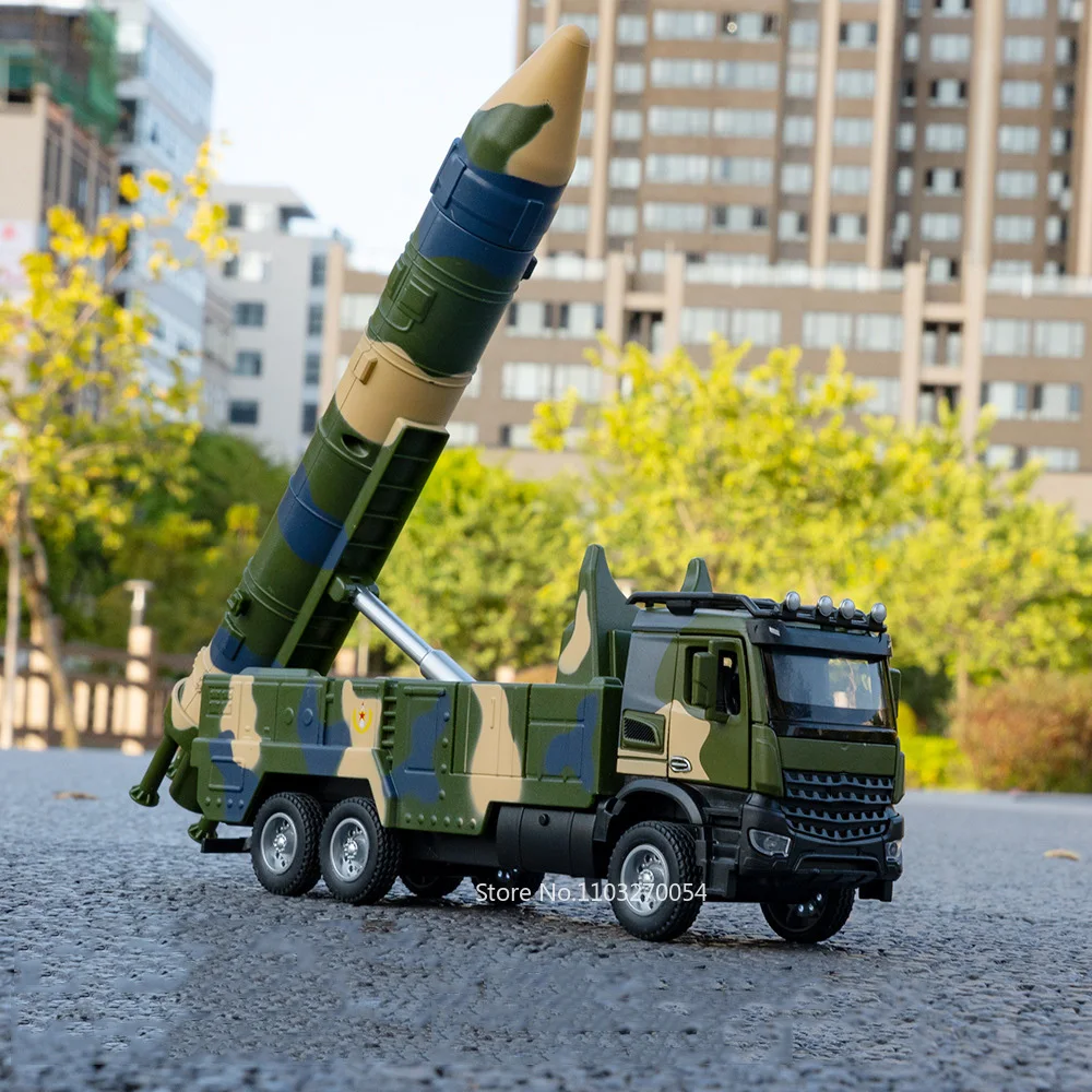 1/35 Scale DF 21D Missile Car Model Toys Diecast Alloy Missiles Vehicles with Sound Light Pull Back Toy Birthday Gifts for Kids
1/35 Scale DF 21D Missile Car Model Toys Diecast Alloy Missiles Vehicles with Sound Light Pull Back Toy Birthday Gifts for Kids